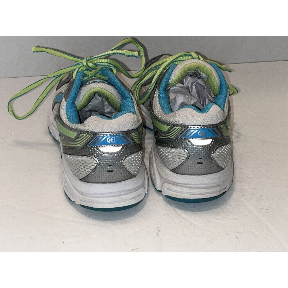 Asics Sneaker Gel Contend 3 Womens 7 Green Silver Running Joggers Shoes - Picture 9 of 11